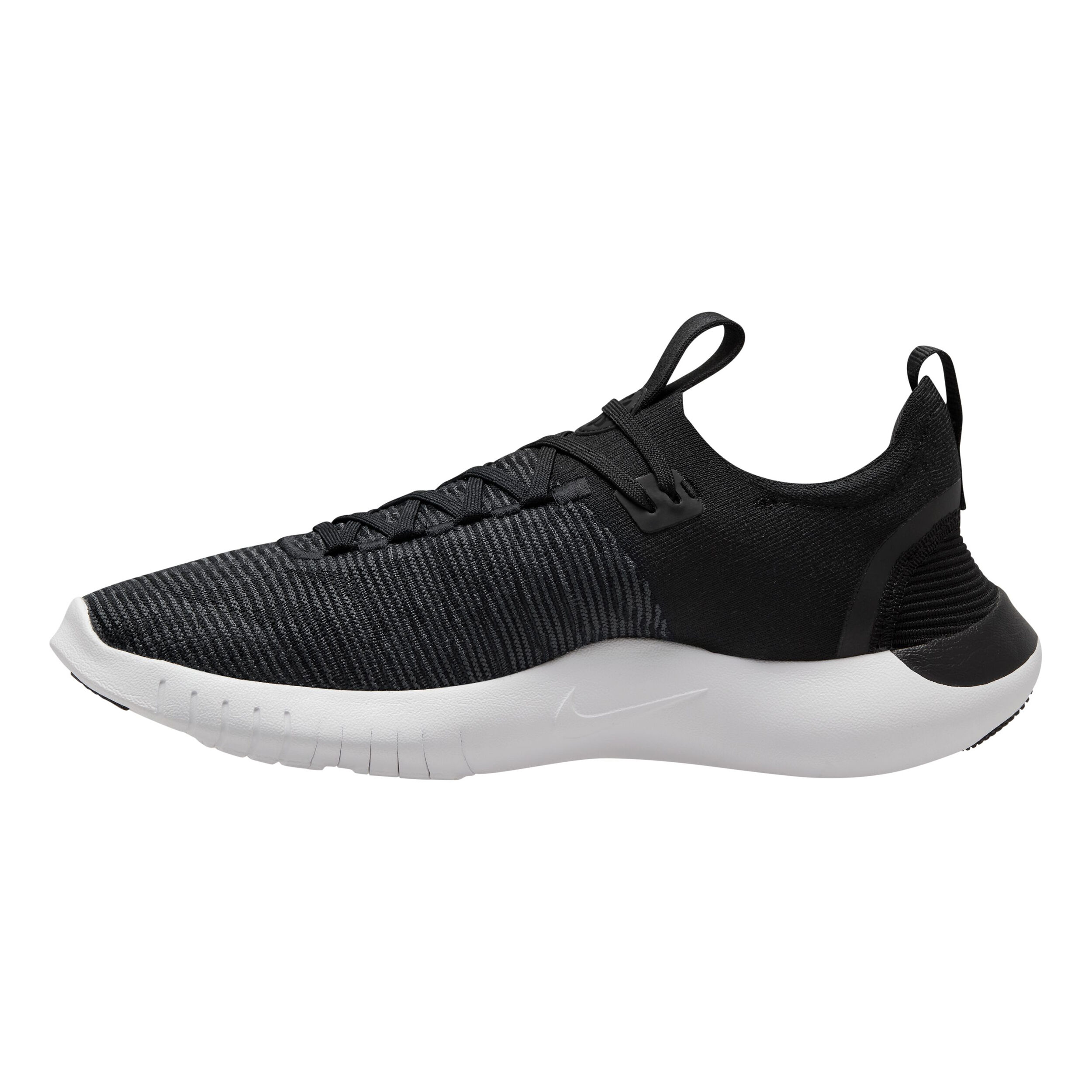 Free Run Flyknit Next Nature Neutralschuh Herren - Schwarz, Weiß