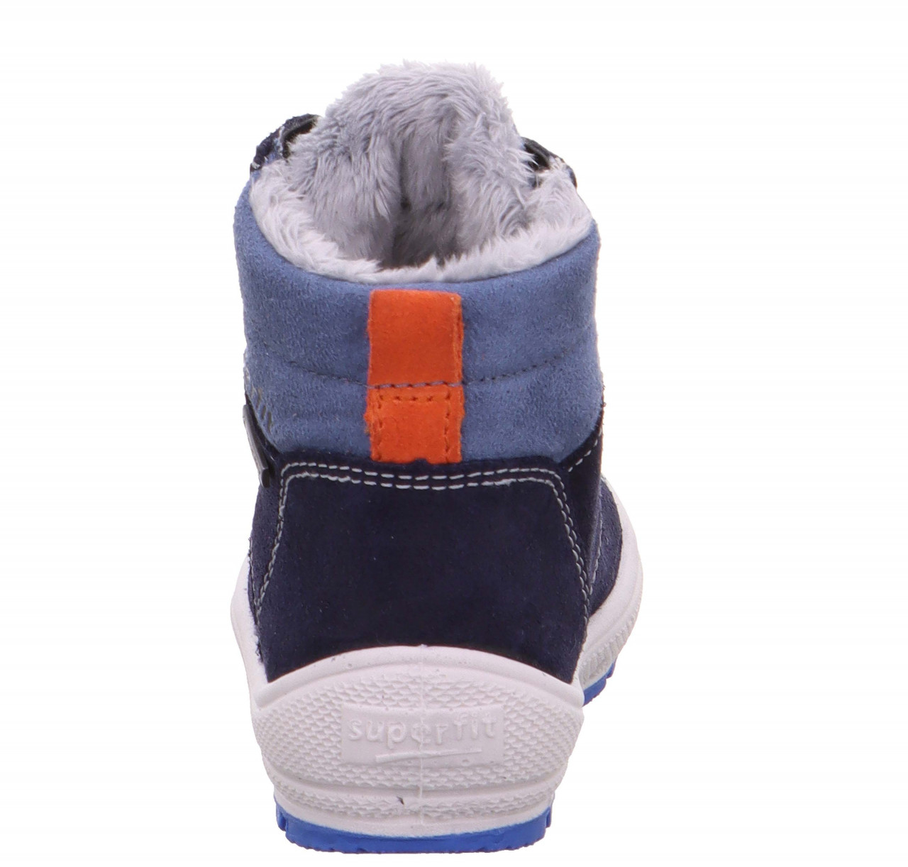 GROOVY - Blau/Rot Boots mit Schnürung