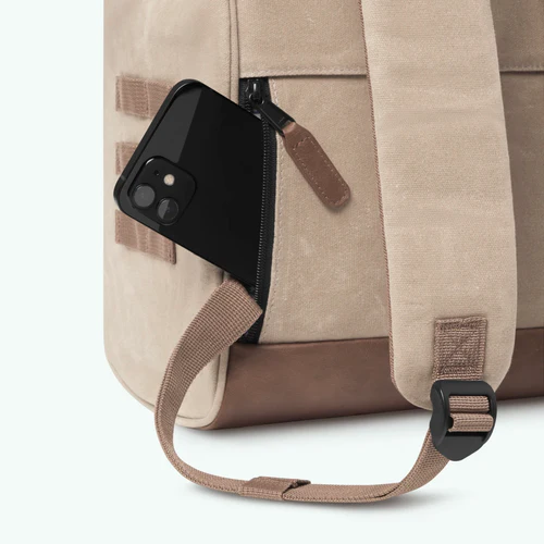 Adventurer Medium Backpack with Beige Flap