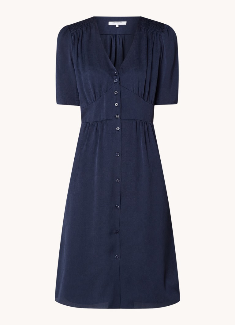 Vestido camisero midi Elonie de Gerard Darel en tejido elástico.