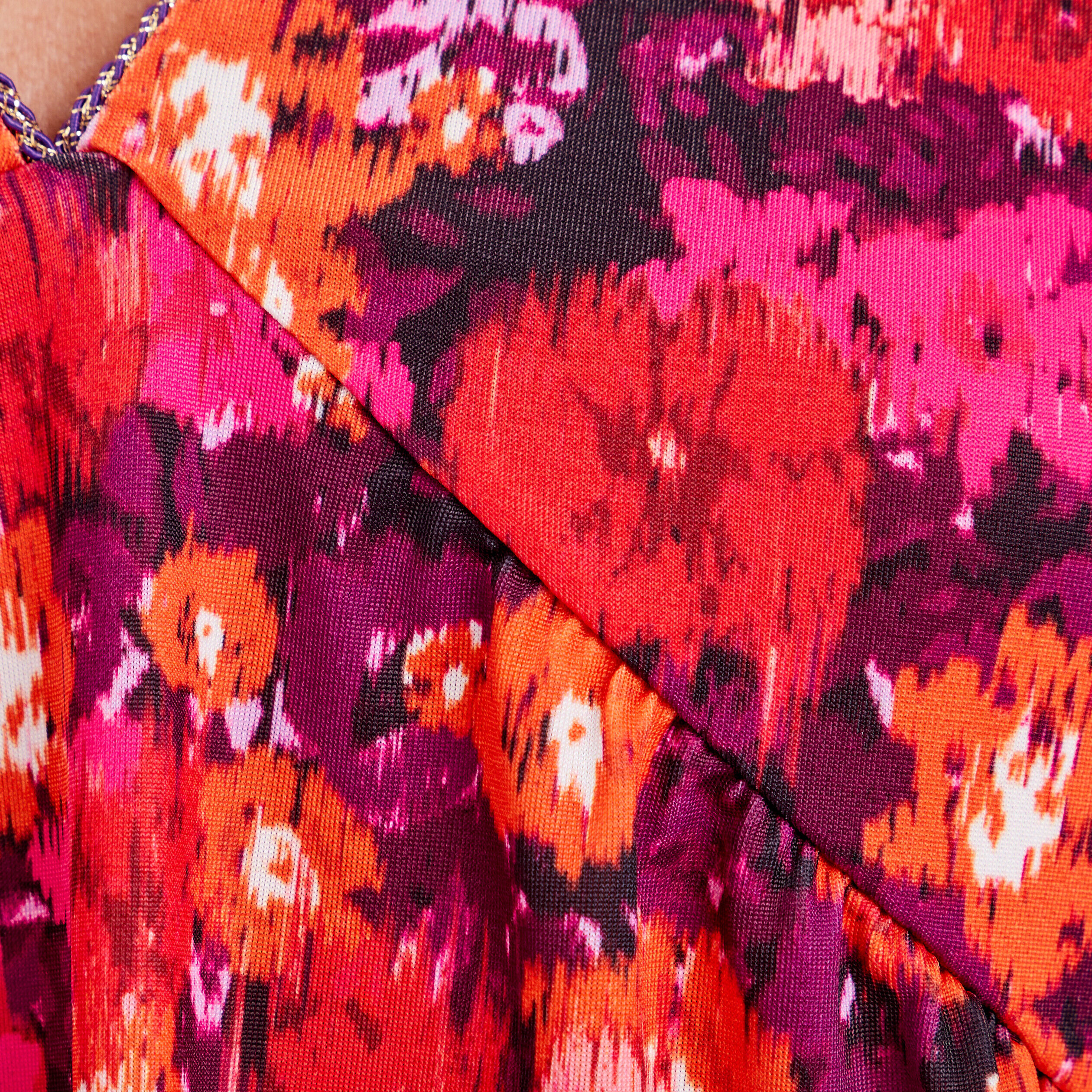 Débardeur col en V rose fushia femme | Cache Cache