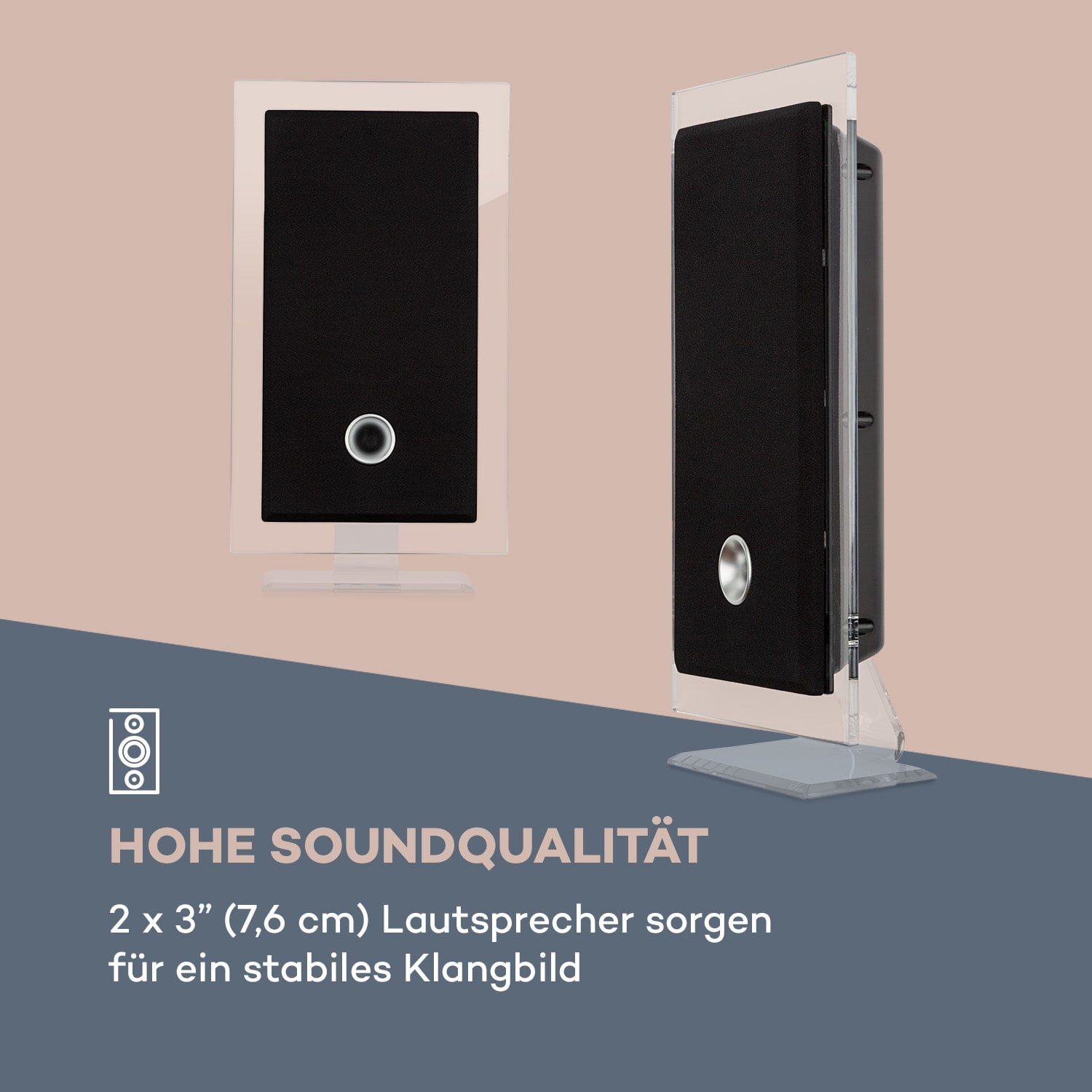 Auna Stereo Sonic DAB+ Stereoanlage (DAB)