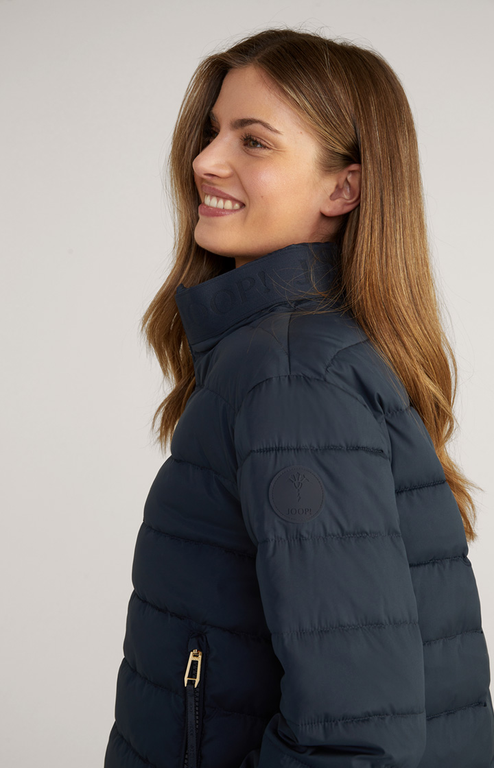 Steppjacke in Navy
