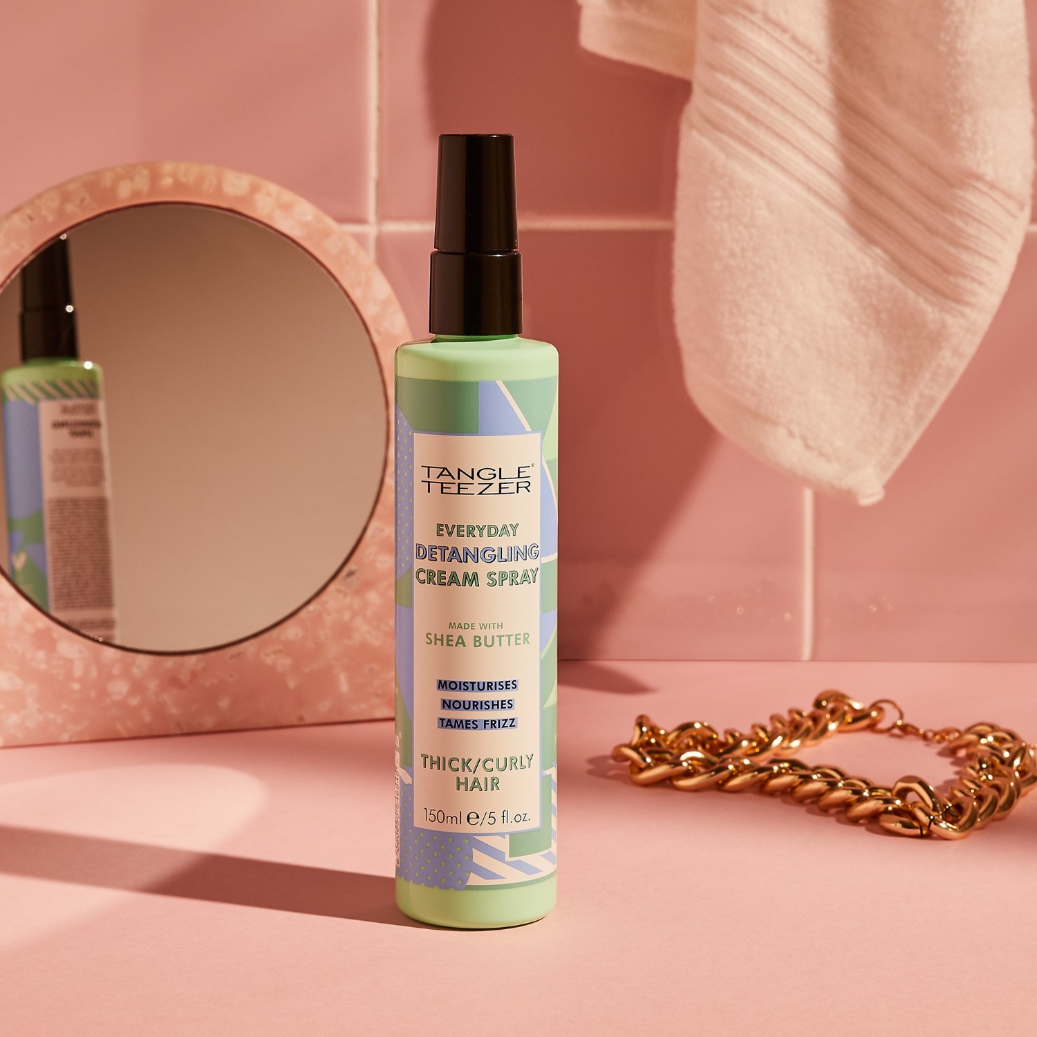 Tangle Teezer Entwirrungscreme-Spray für dickes und lockiges Haar