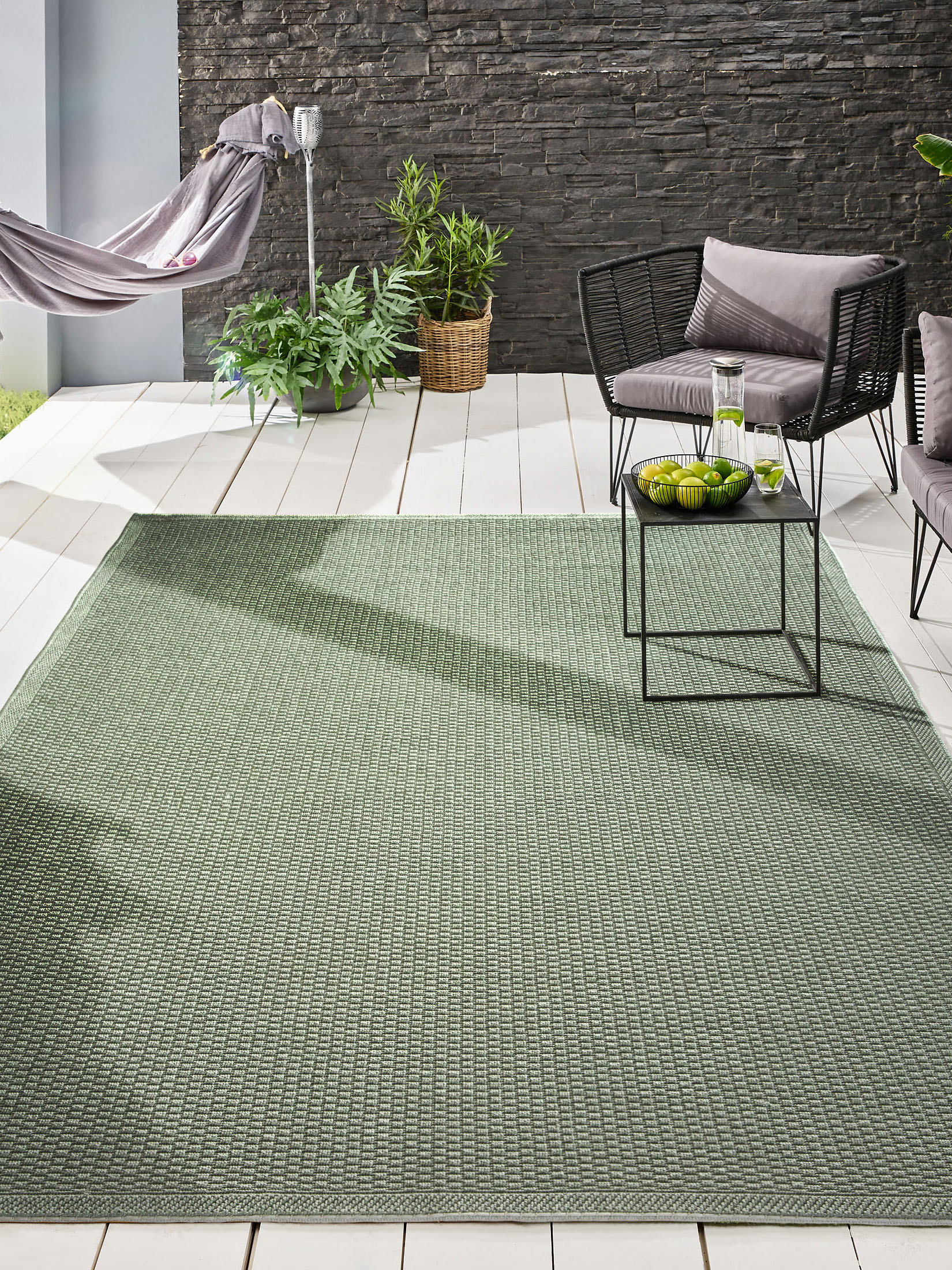 Favolosa Outdoor-Teppich, Olive