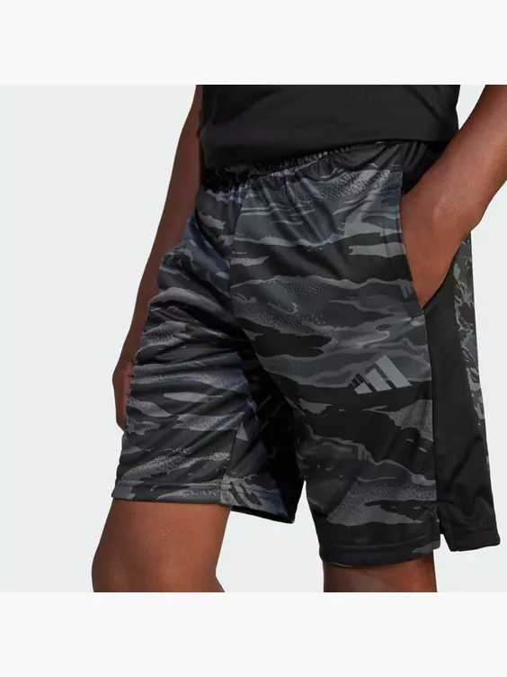 adidas Train Essentials Camo Print Kids Shorts