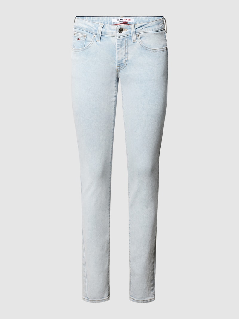 Skinny Fit Jeans mit Stretch-Anteil Modell 'SOPHIE' in hellblau