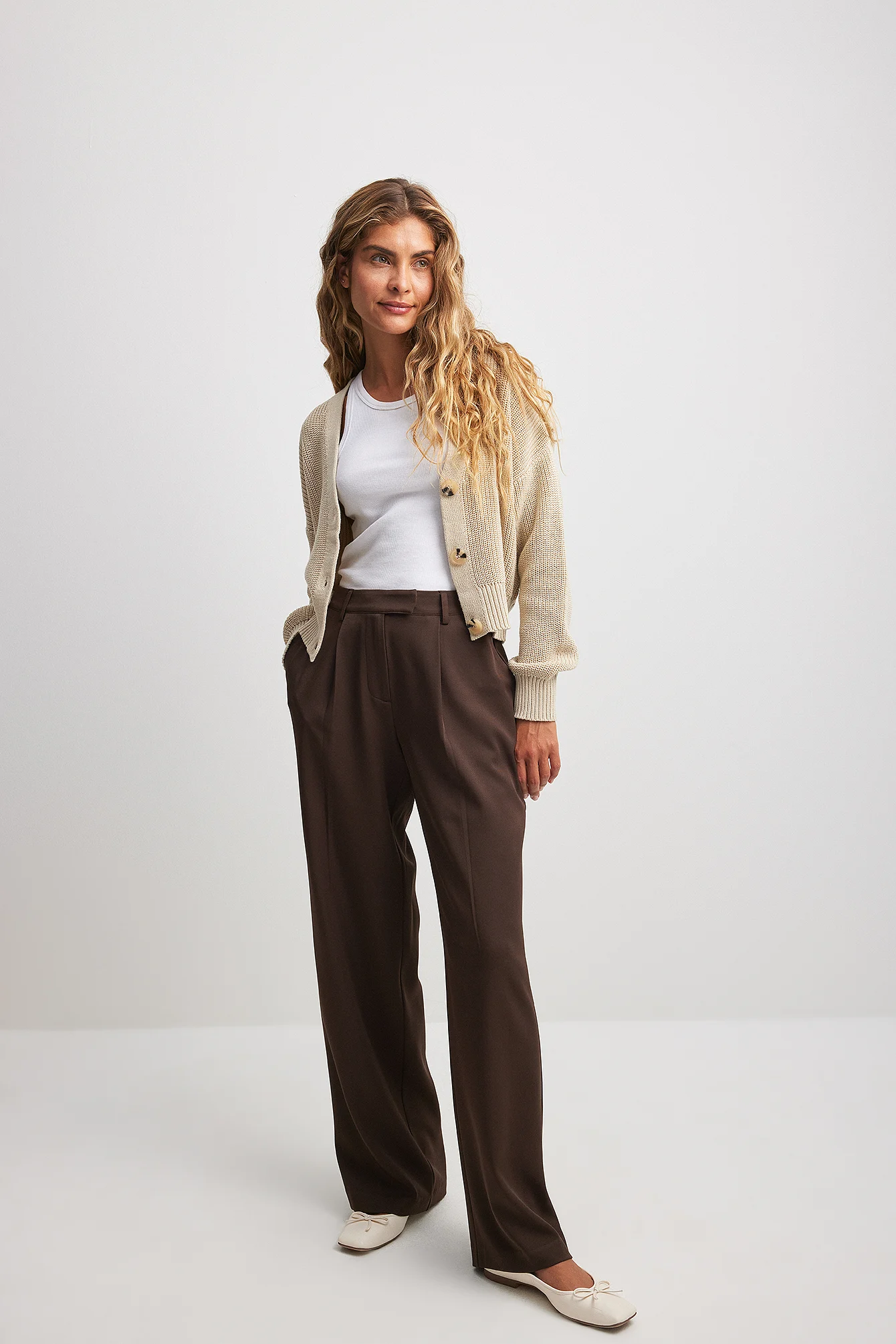 Kurze Strickjacke