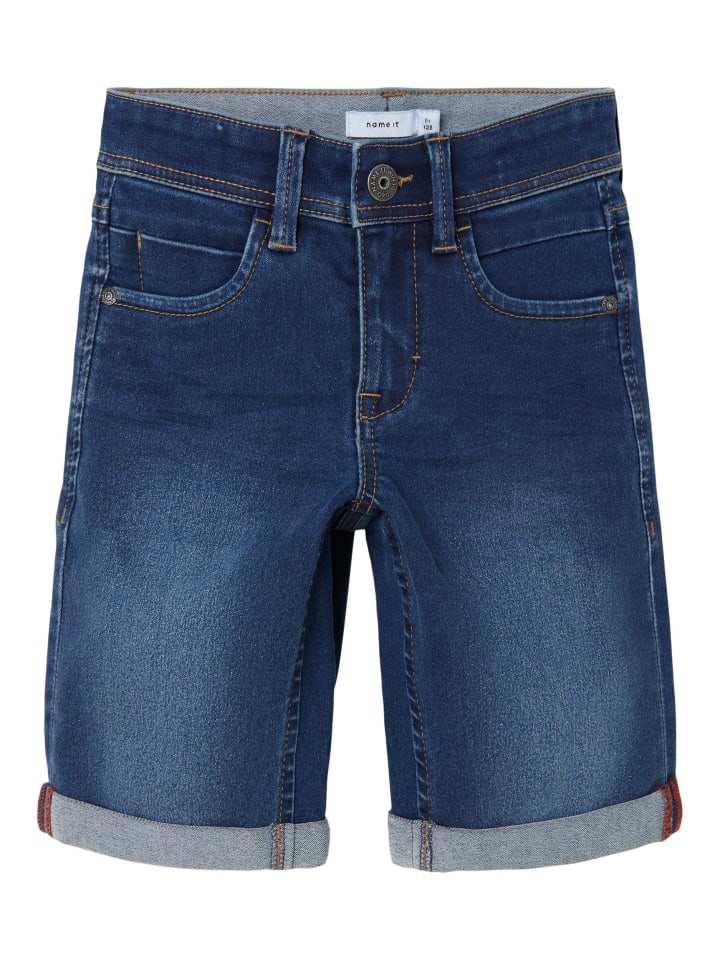 name it Jeansbermuda Long Shorts NKMsofus in medium blue denim günstig kaufen
