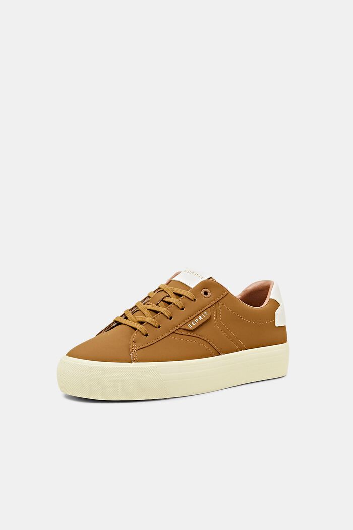 Plateau-Sneakers aus veganem Leder