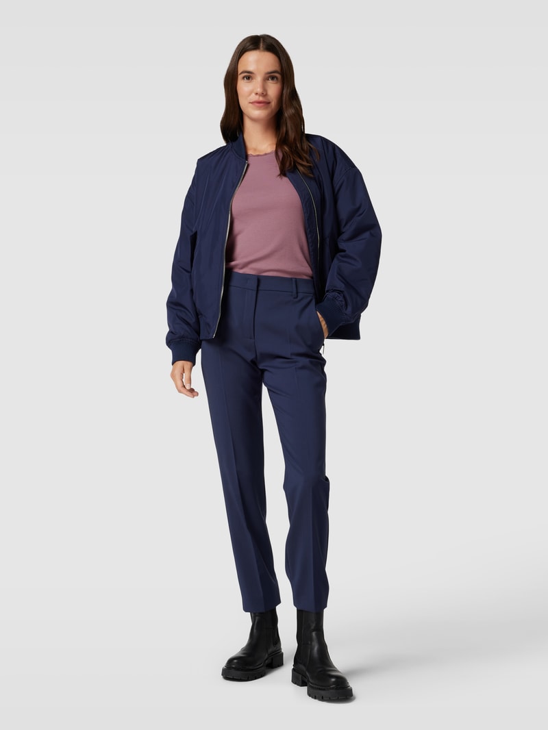 Longsleeve mit Rundhalsausschnitt in mauve
