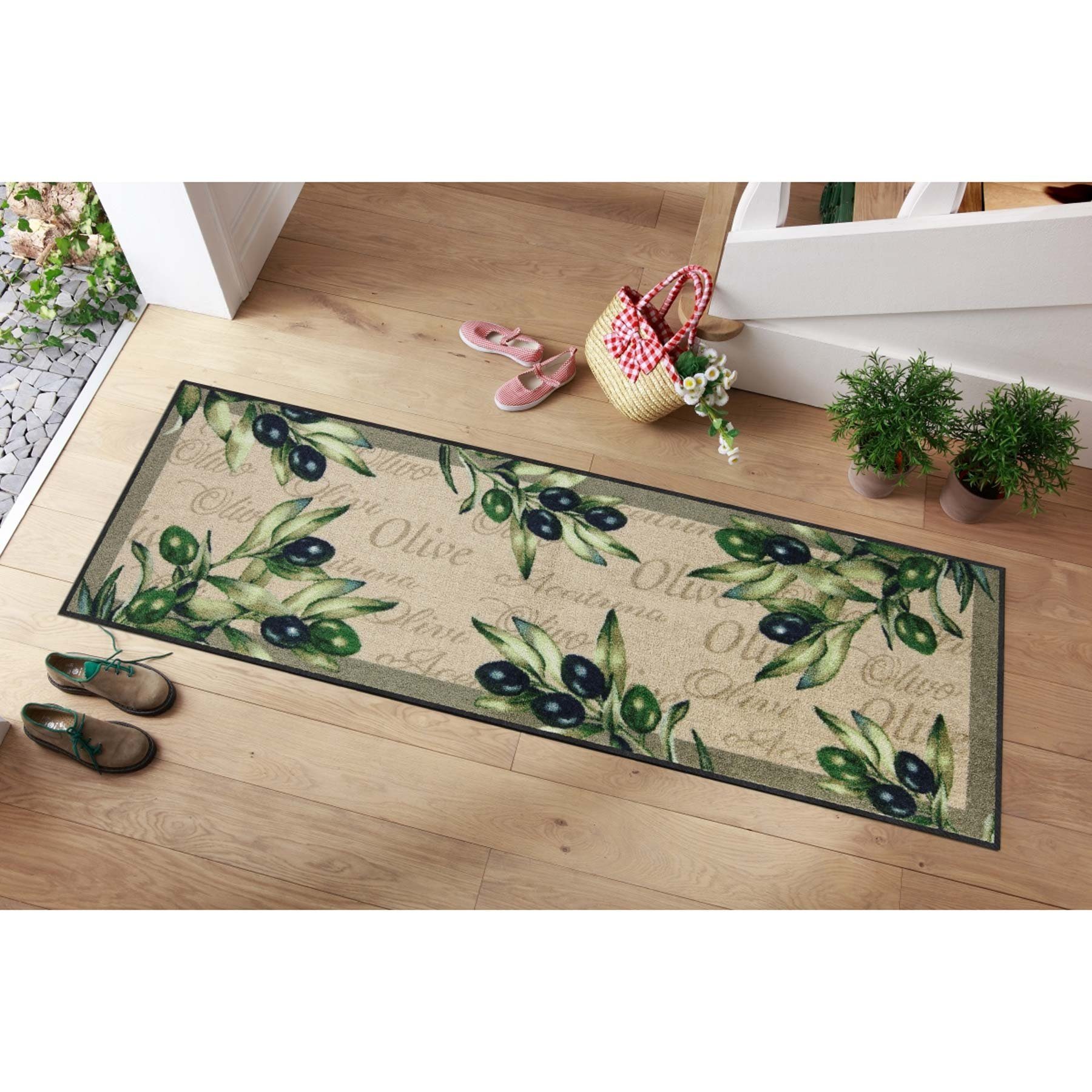 Läufer Olive Olivo 06 Country 060x180, Salonloewe, Läufer, Höhe: 7 mm