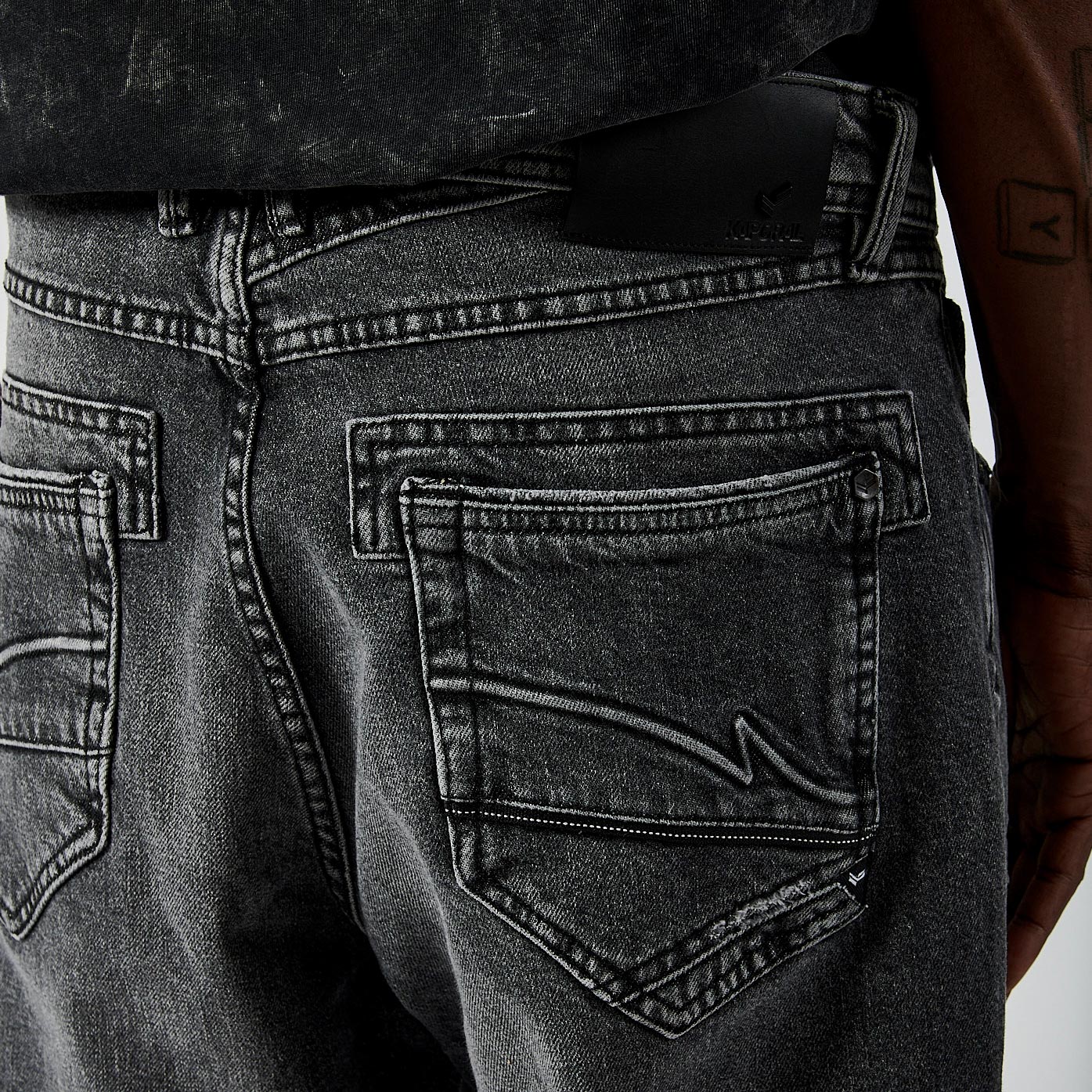 DYREL  Jean relaxed fit gris homme