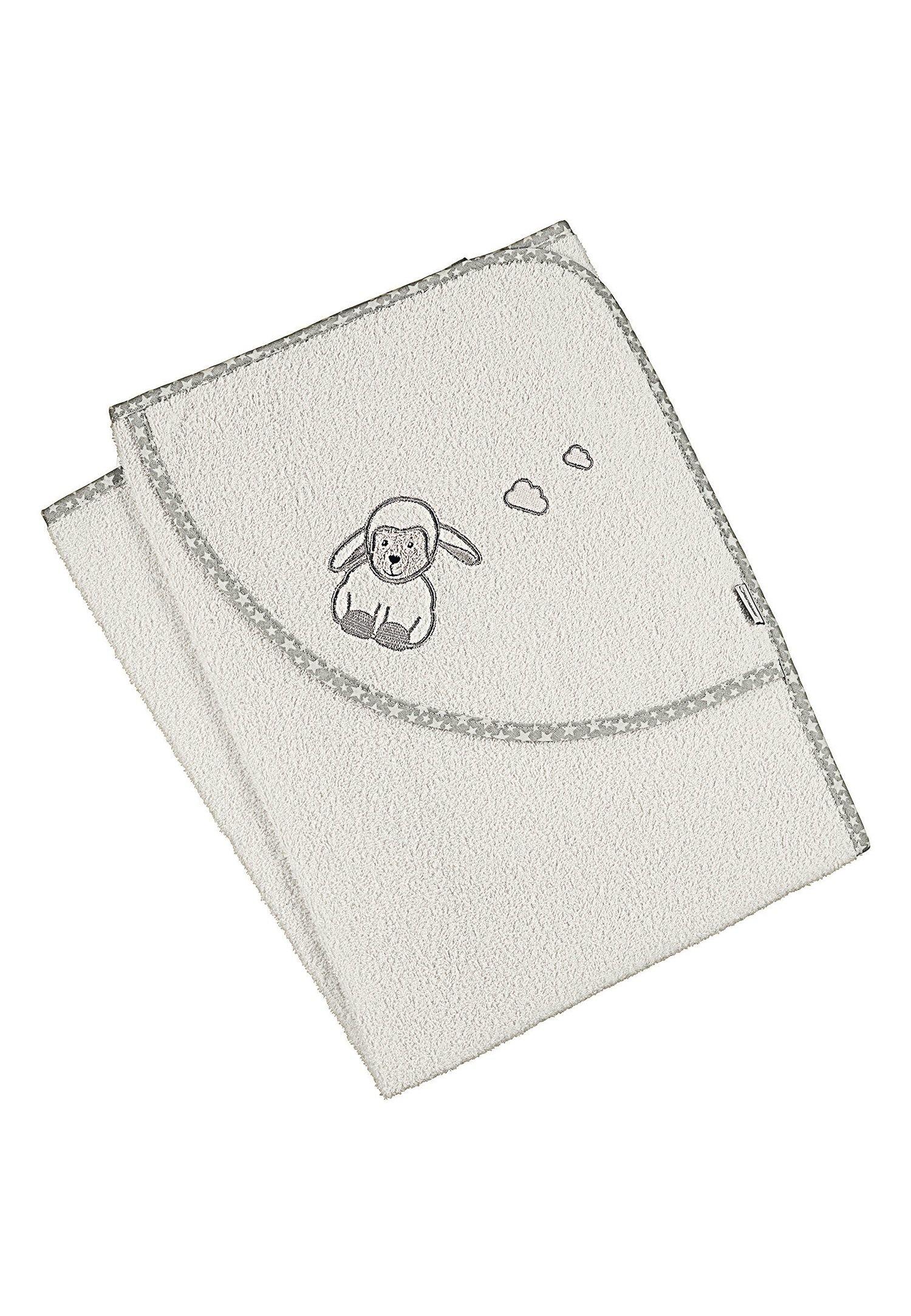 Badetuch 80x80 Schaf Stanley in Ecru