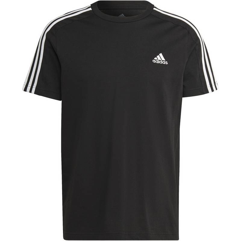 adidas ESSENTIALS SINGLE JERSEY 3-STREIFEN T-Shirt Herren
