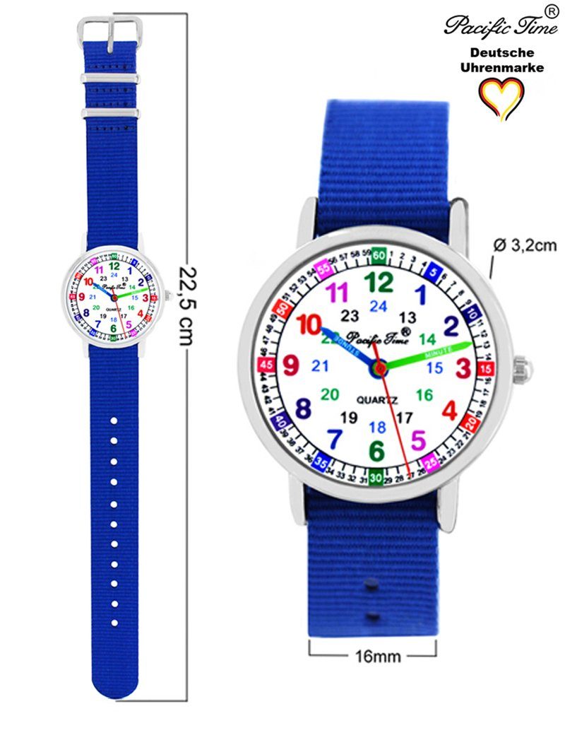 Pacific Time Quarzuhr Kinder Armbanduhr Lernuhr Wechselarmband, Mix und Match Design - Gratis Versand
