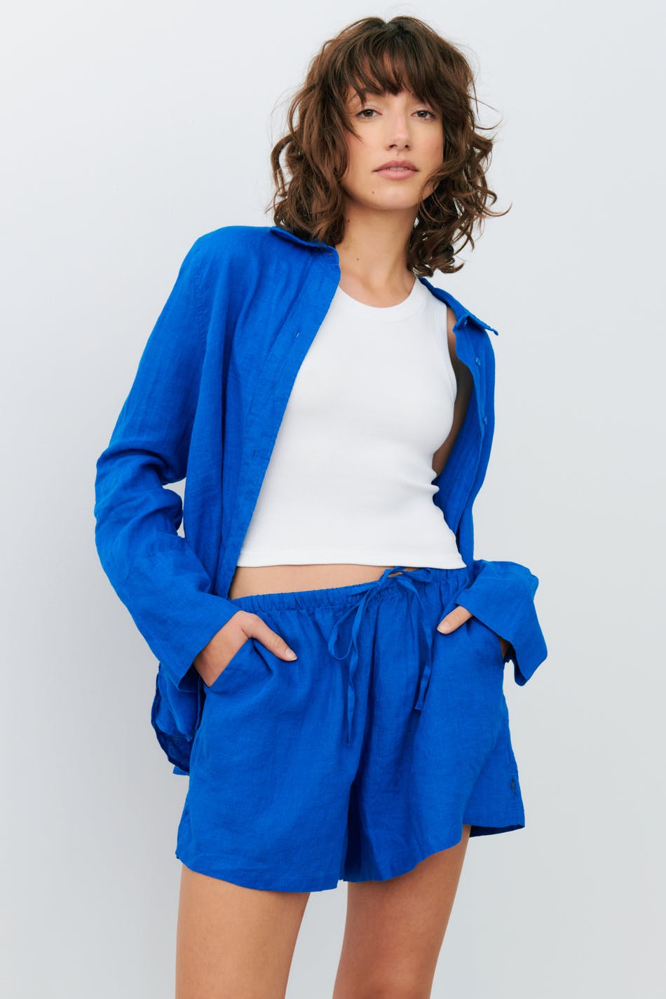 Disa linen shorts