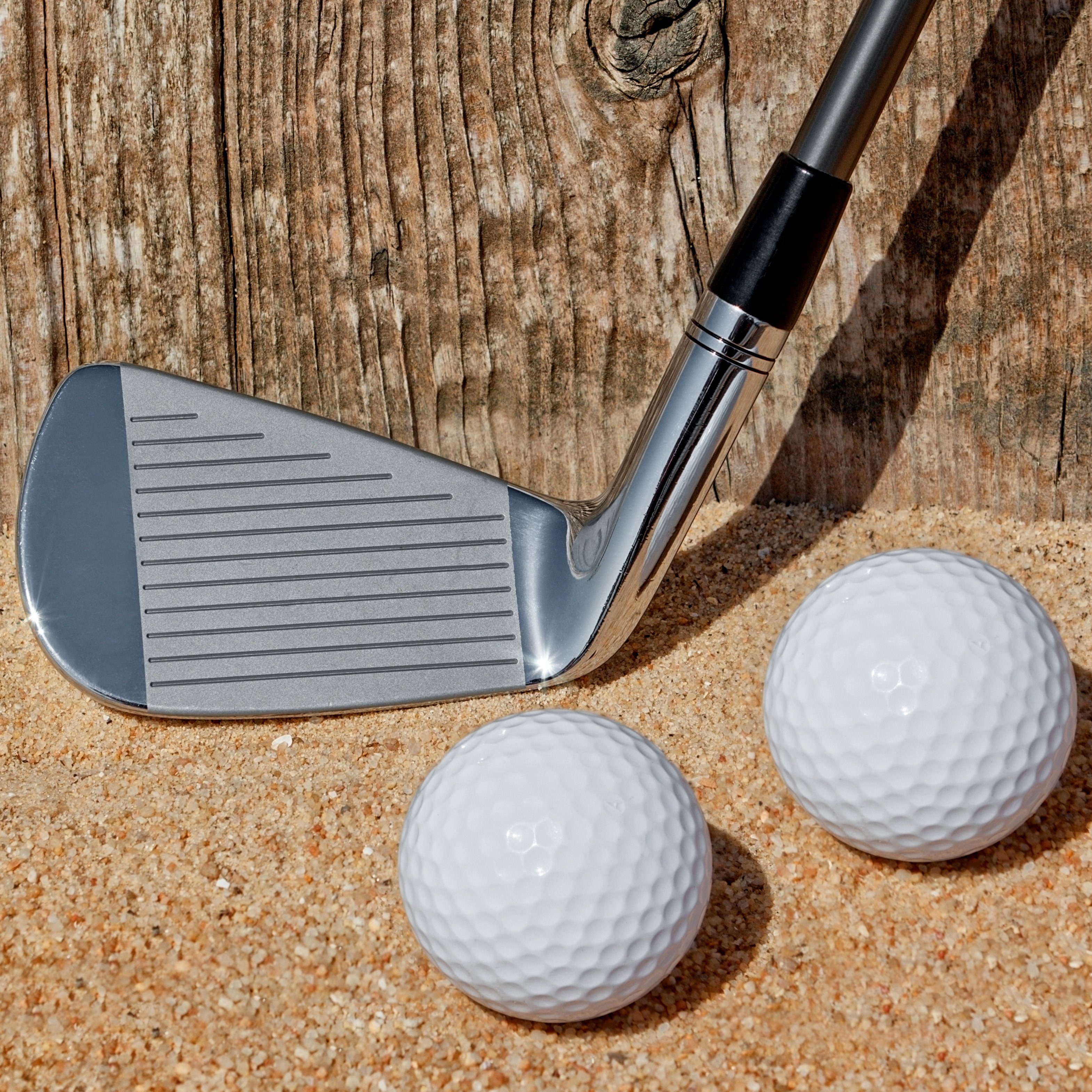 elbedruck Golfballtasche Ledertasche Gürteltasche für Golfball inkl. 4 Wilson Ultra Golfbällen im Geschenk-Set Golfspieler/in Golfsport (Set, 5-teilig), 100% Rindsleder, mit Karabinerhaken