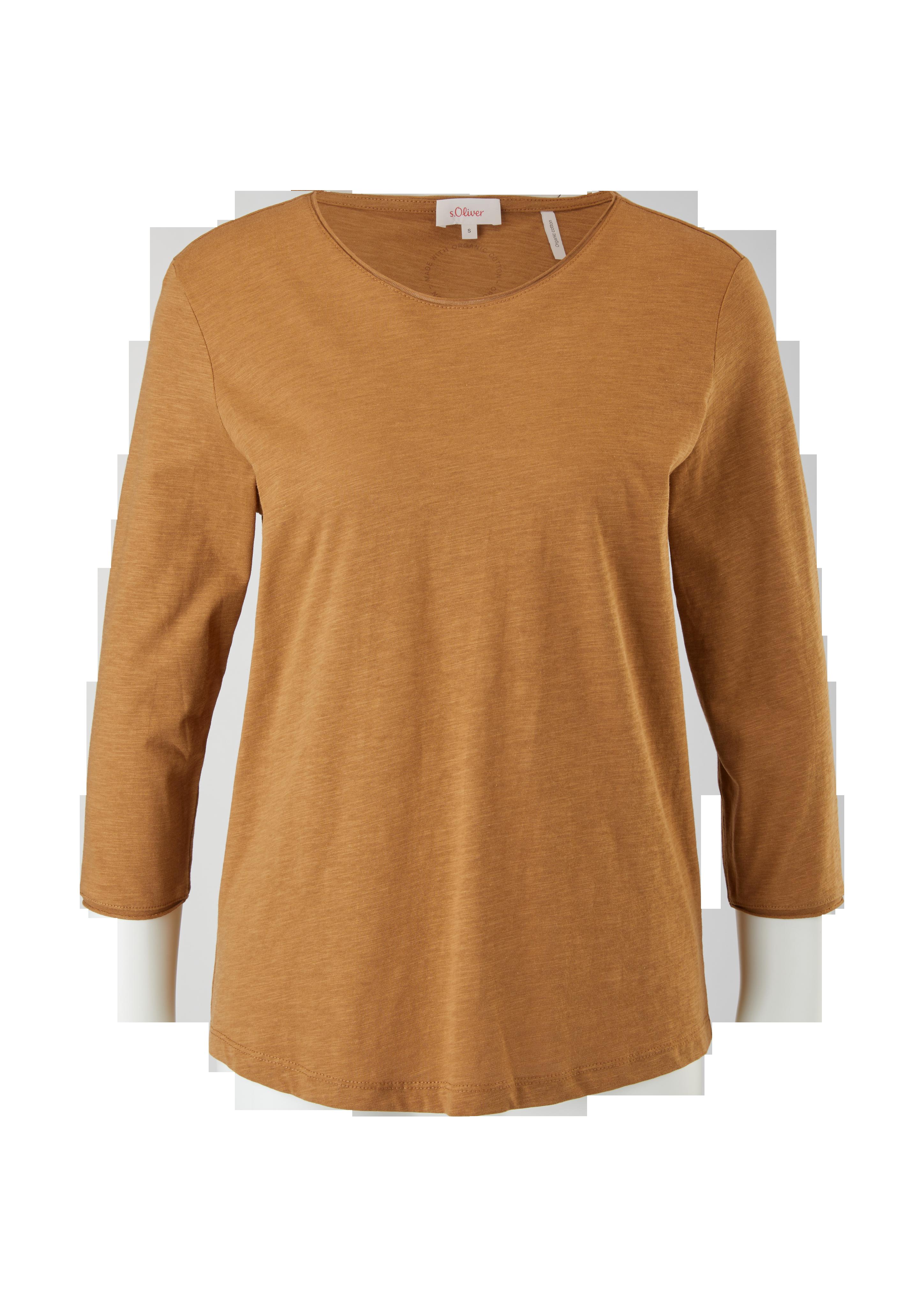 Flammgarnshirt mit 3/4-Arm  2124213-8469