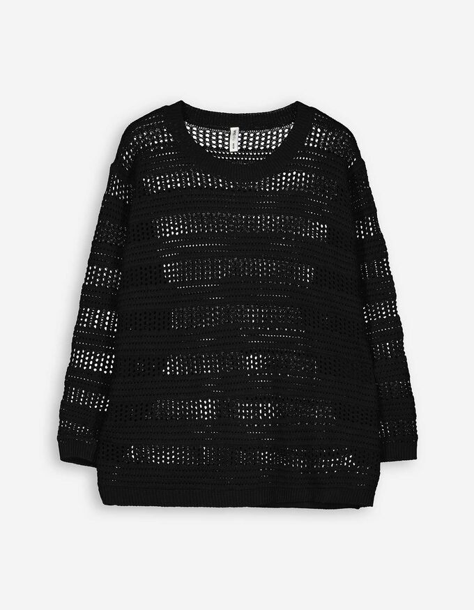 Strickpullover - Lochstrick