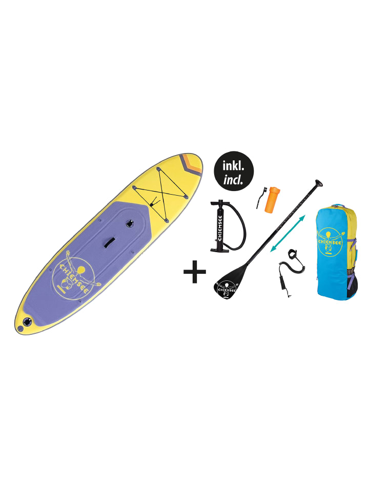 Happy People Chiemsee SUP-Set inkl. Board, Paddel, Pumpe, Leash & Rucksack in mehrfarbig günstig kaufen onesize