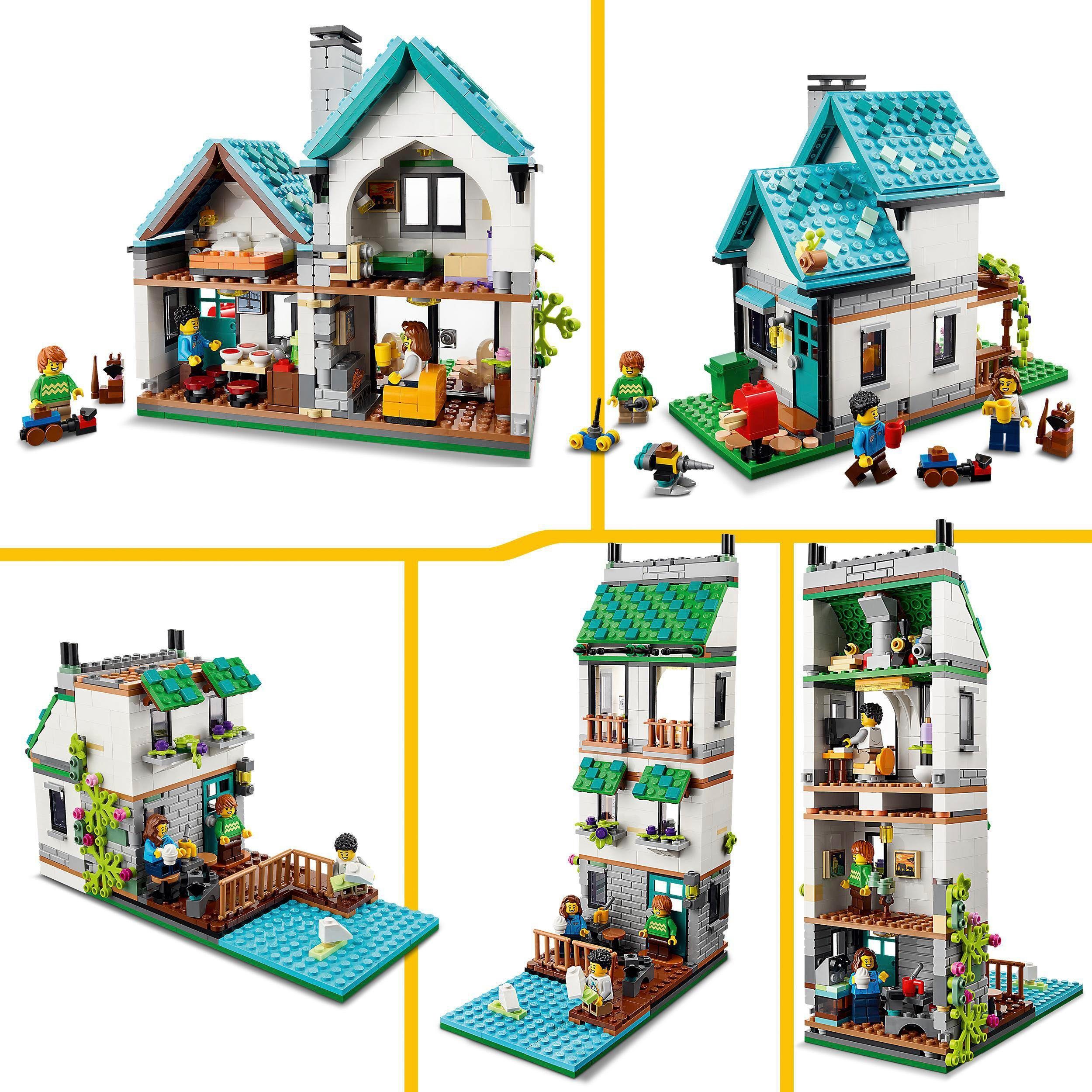 LEGO® Konstruktionsspielsteine Gemütliches Haus (31139), LEGO® Creator 3in1, (808 St)