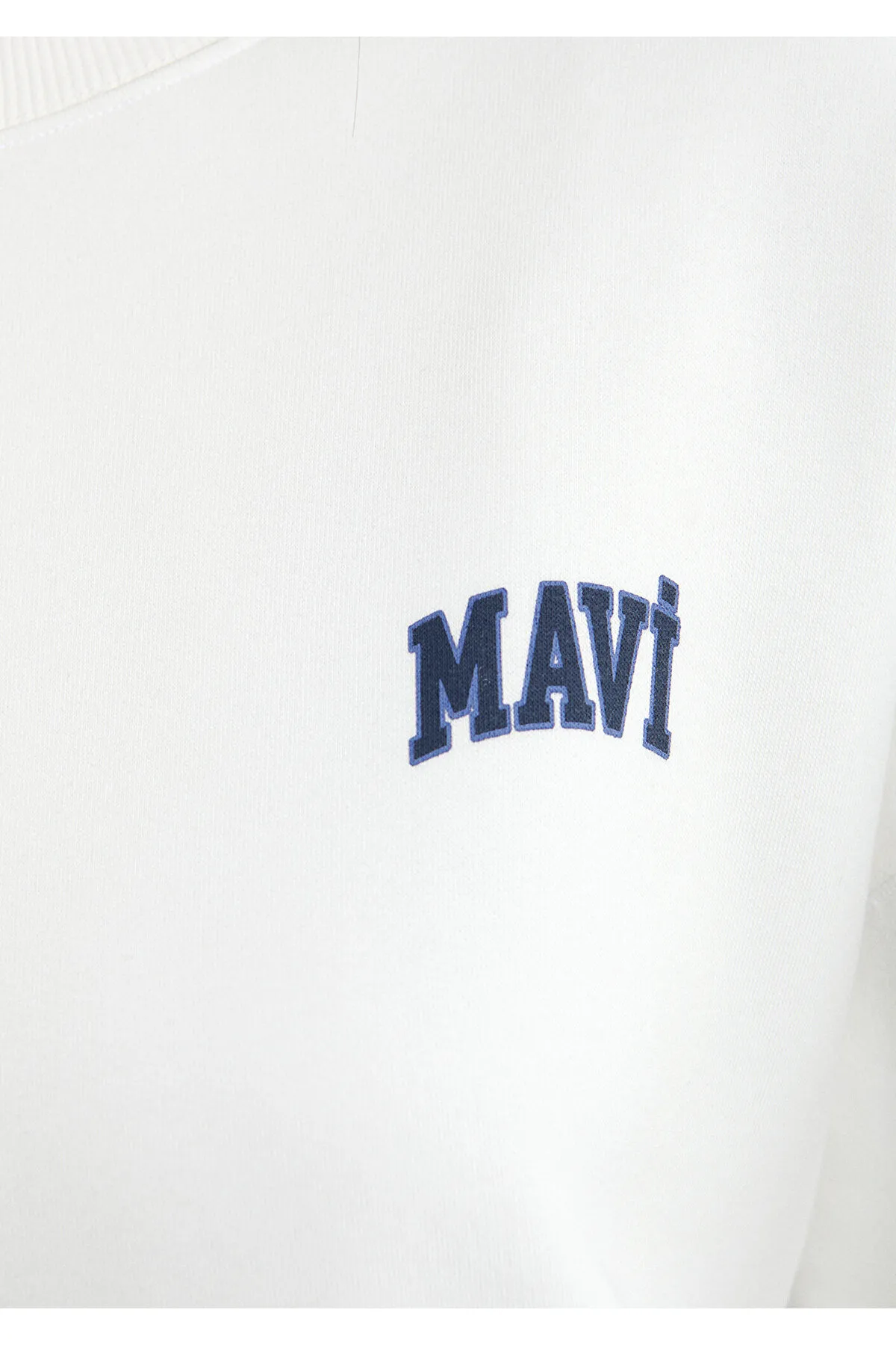 Mavi  Weißes Sweatshirt mit Logo-Print1611600-81964