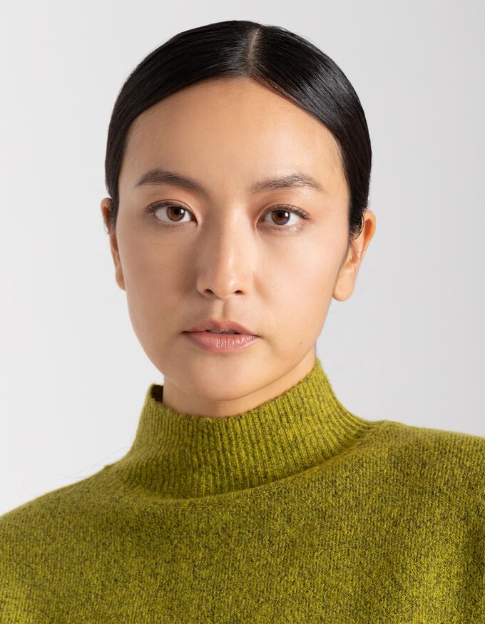 Damen Pullover - Stehkragen