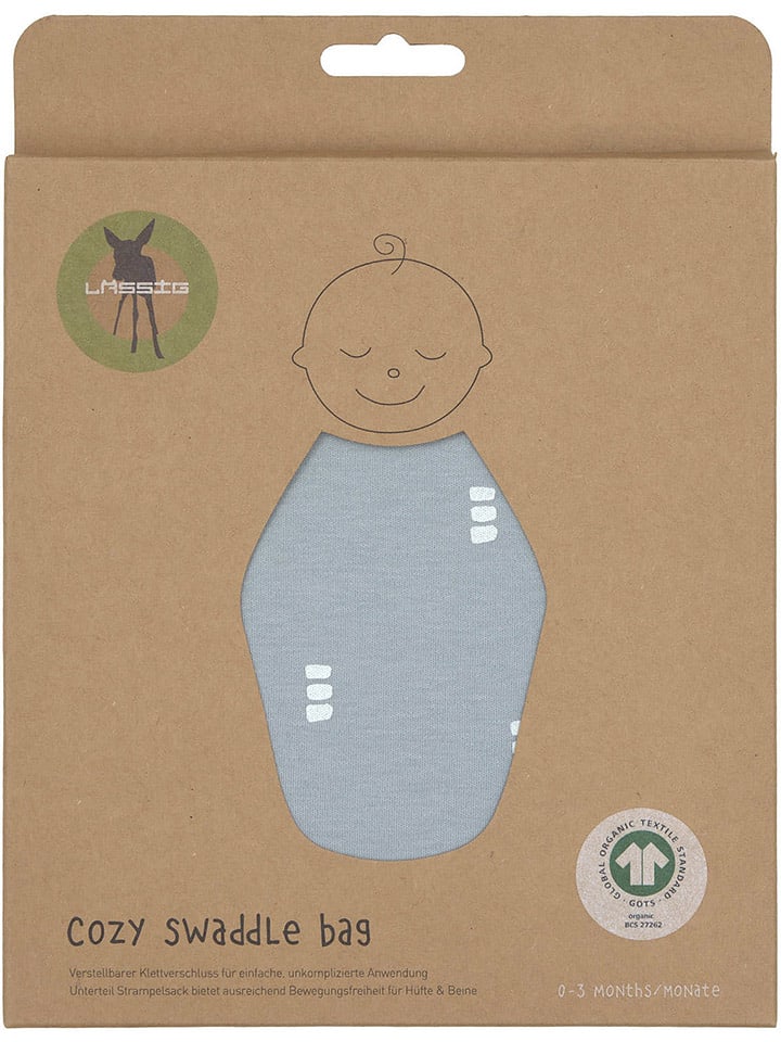 Lässig Wickeldecke in Blau günstig kaufen onesize