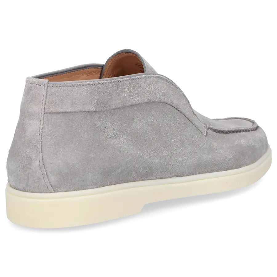Santoni - Stiefeletten DESERT BOOT Veloursleder - grau