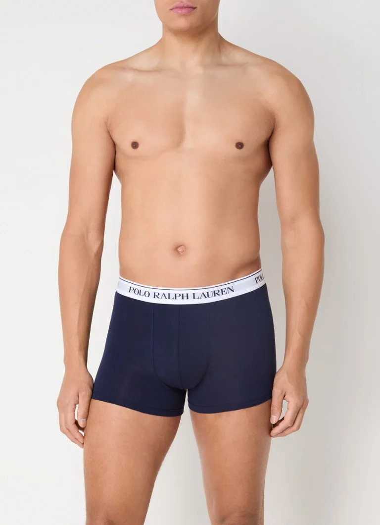 Boxerky Ralph Lauren s logom v páse, balenie 3 kusov