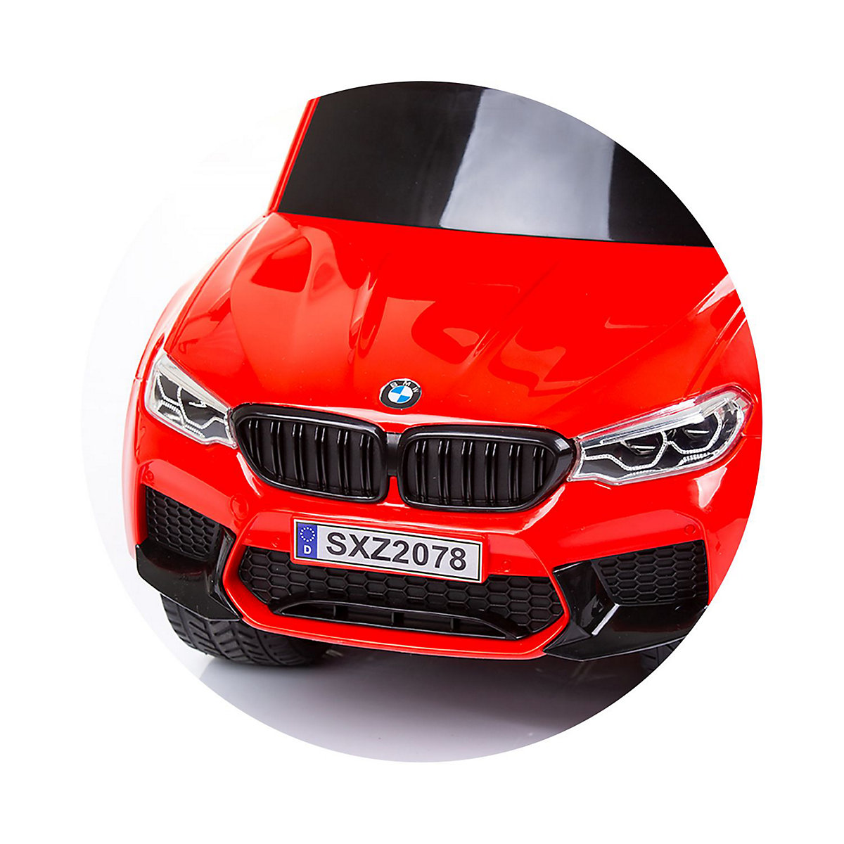 Kinder Rutschauto BMW 2 in 1, lizenziert, Schubstange, Musikfunktion Rutschautos