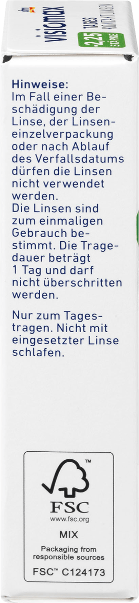 Tageslinse -2,25, 8 St