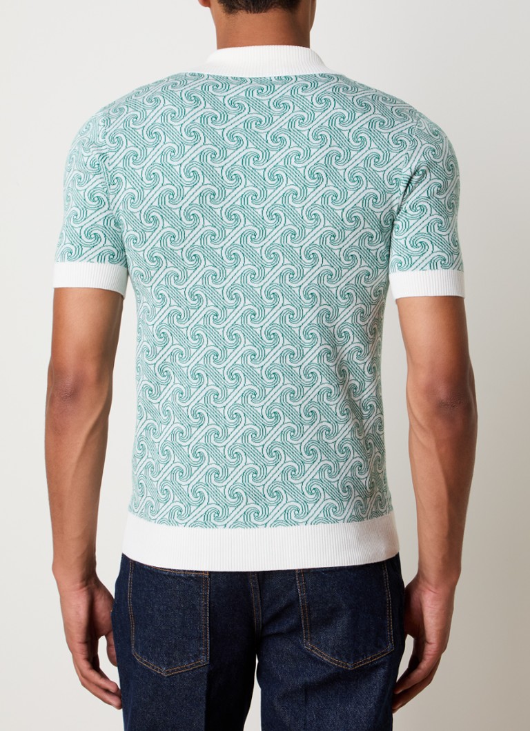Casablanca Polo majica regularnog kroja od merino vune