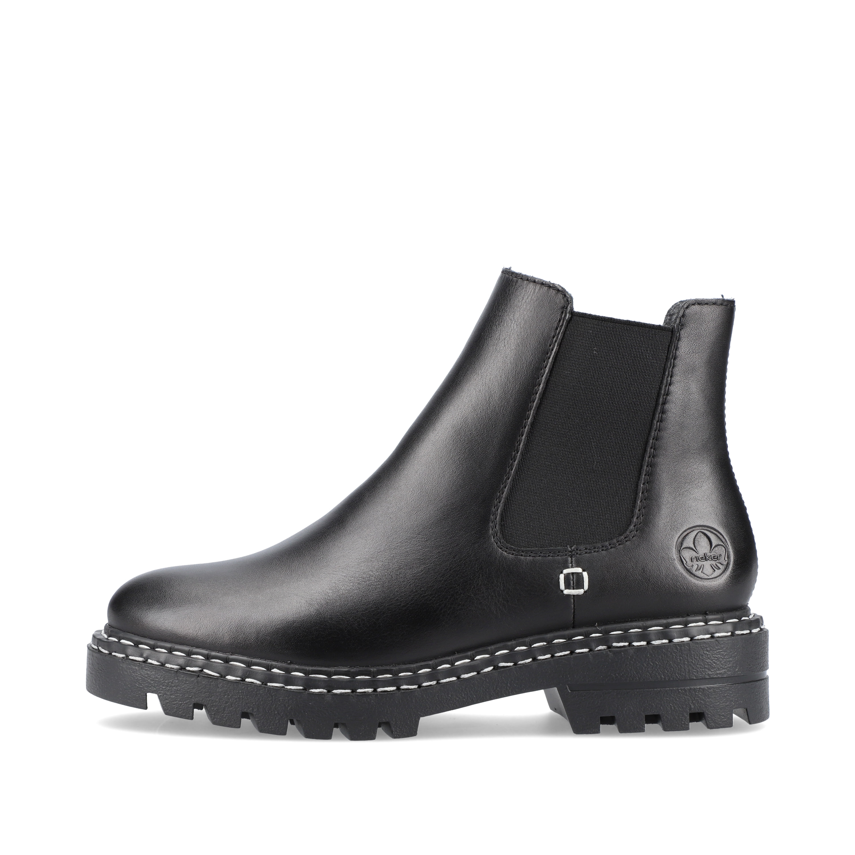 Rieker Damen Chelsea Boots tiefschwarz