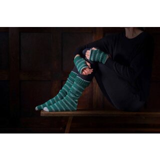 Harry Potter Strick Set Haussocken und Fäustlinge Slytherin