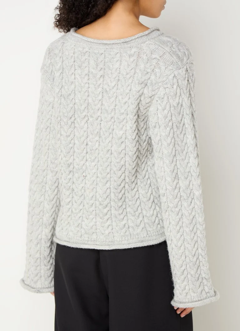 Maglione a maglia grossa Modström Kurtis in misto lana d'alpaca