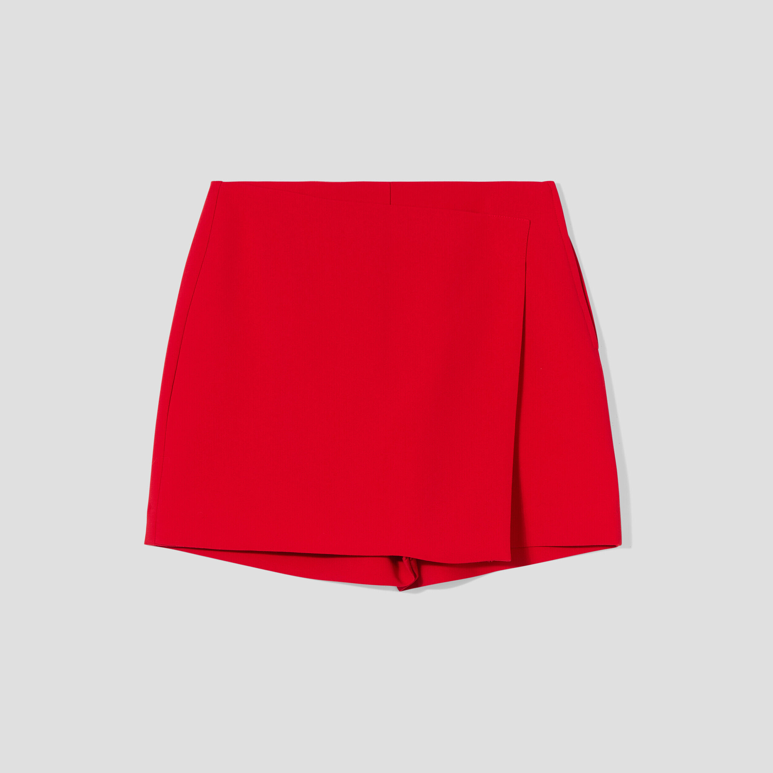 Jupe-short city trapèze rouge femme | Cache Cache