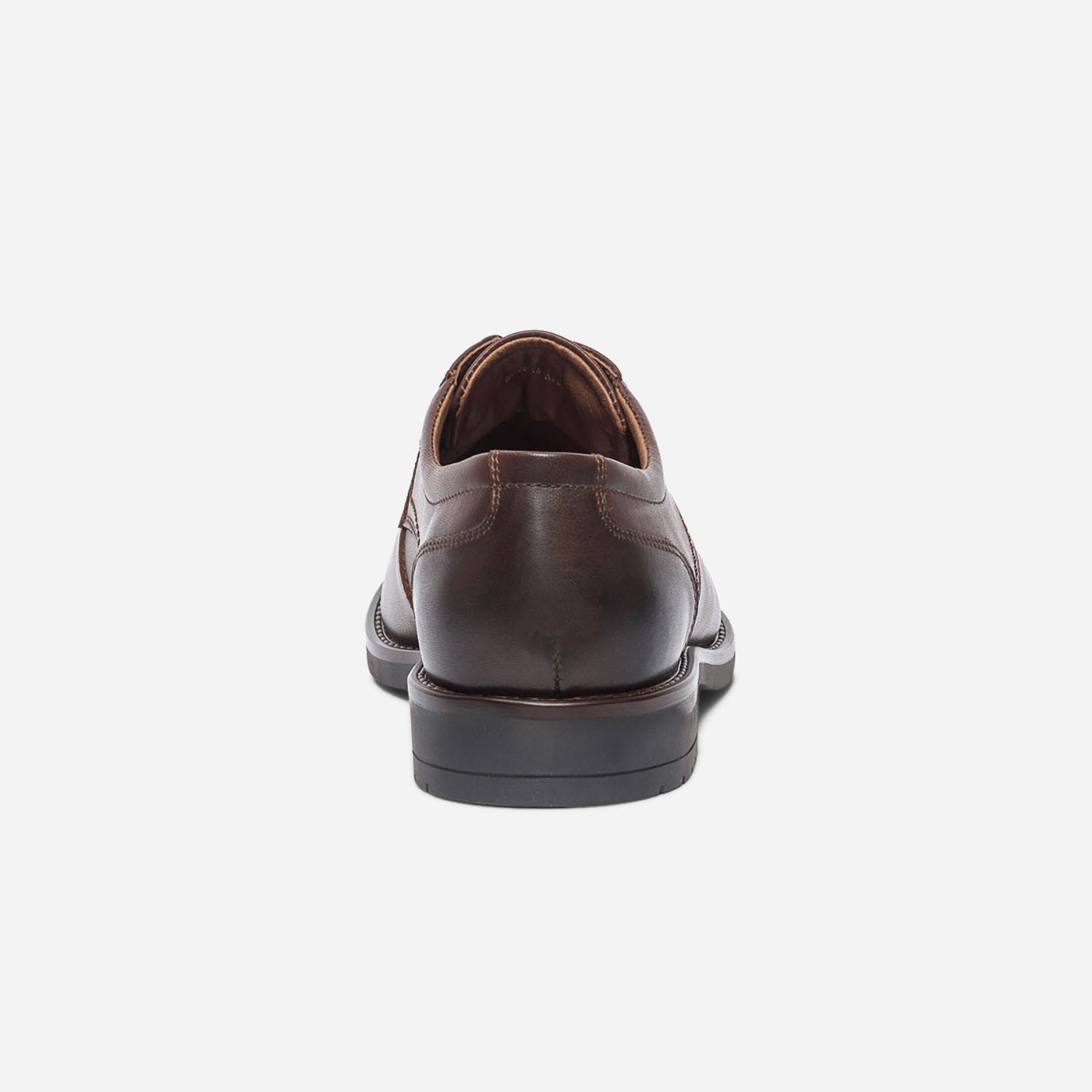Derby confort marron en cuir