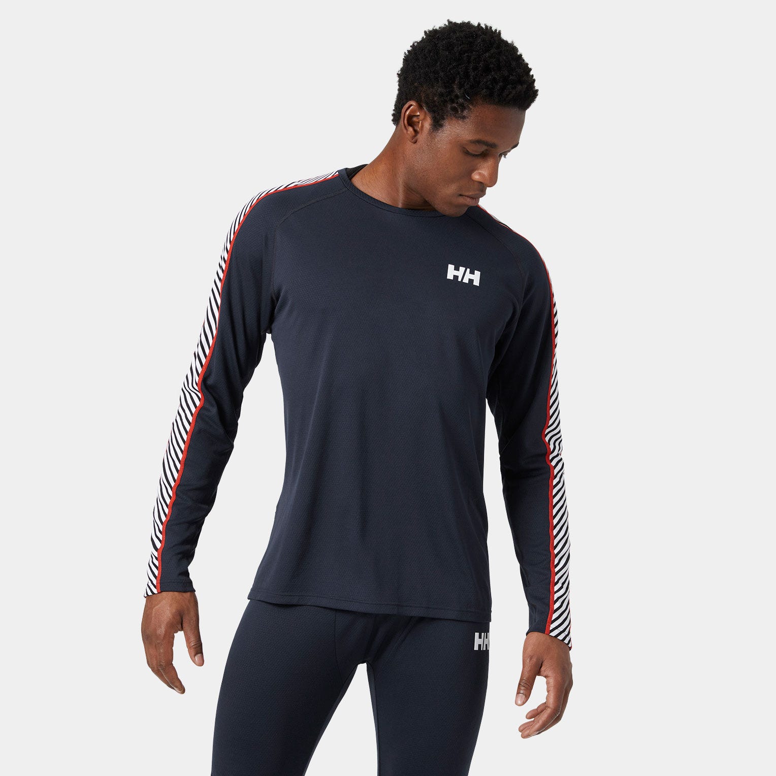 Men's LIFA® ACTIVE Stripe Crew Base Layer