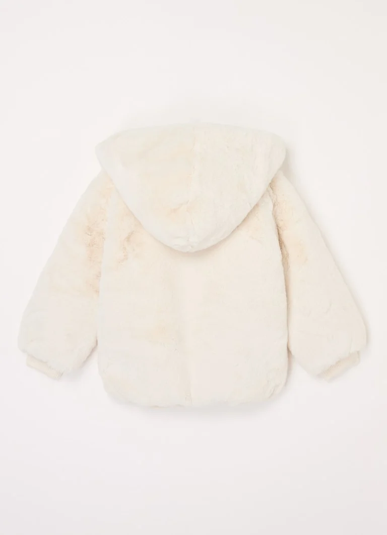 Geacă din piele ecologică matlasată Benetton