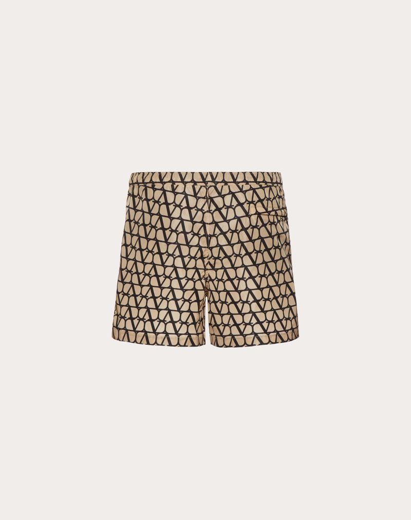 Maiô de nylon com estampa Toile Iconographe