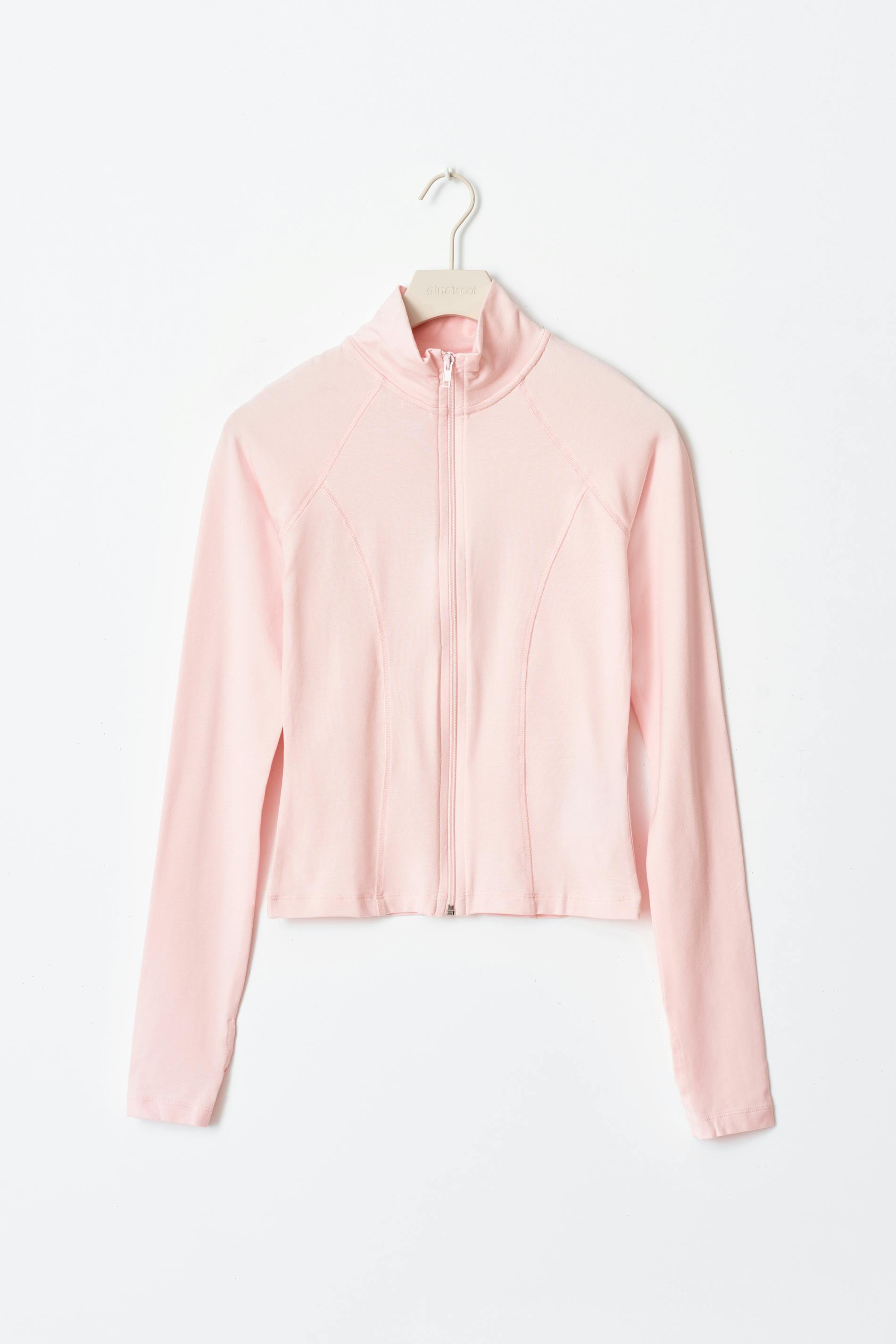 Soft touch zip jacket