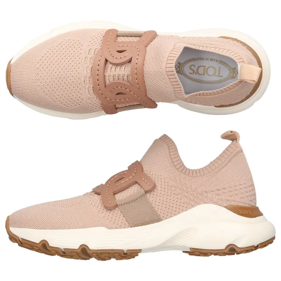 Tod's - Sneaker low Slip-on RUN Textil - pink