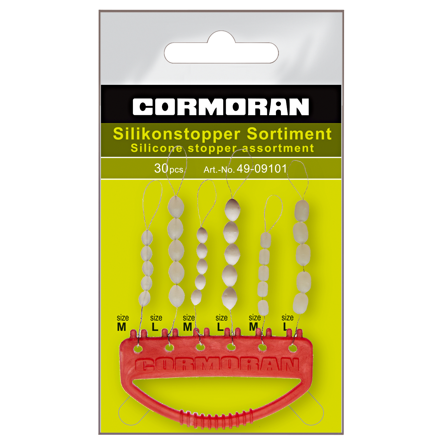 Cormoran Silikonstopper Sortiment (transparent/weiß)