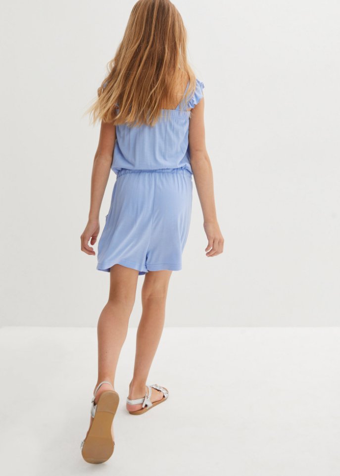Mädchen Sommer-Jumpsuit mit Rüschen