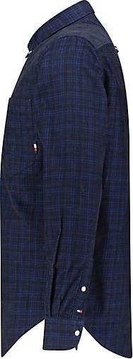 TOMMY HILFIGER Herren Cordhemd SMALL CORDUROY TARTAN Regular Fit