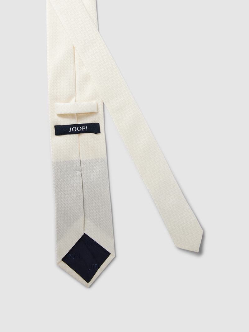 Krawatte mit Allover-Muster in offwhite