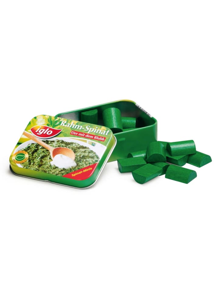 Erzi Spinat von Iglo in der Dose für Kaufladenzubehör in grün günstig kaufen onesize