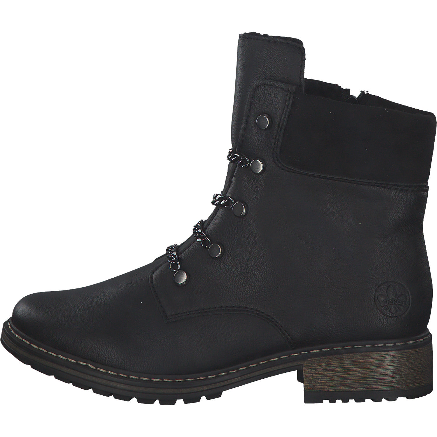 Rieker Z6872, Schnürstiefeletten, Damen, schwarz
